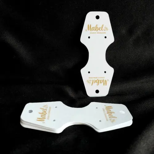 100 Tag Gravatinha para Jóias/bijou (colar/pulseira) Da01