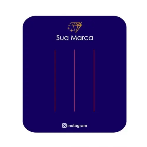 100 Tags com Sua Marca P Presilha Preto ou Colorido P02