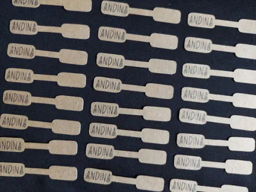 100 Tags Kraft P Anel/colar/pulseira (colante na Ponta) Fk01