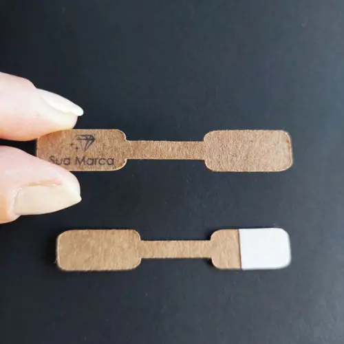 100 Tags Kraft P Anel/colar/pulseira (colante na Ponta) Fk01