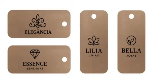 100 Tags Maior p/ Lacre Kraft Lkm01