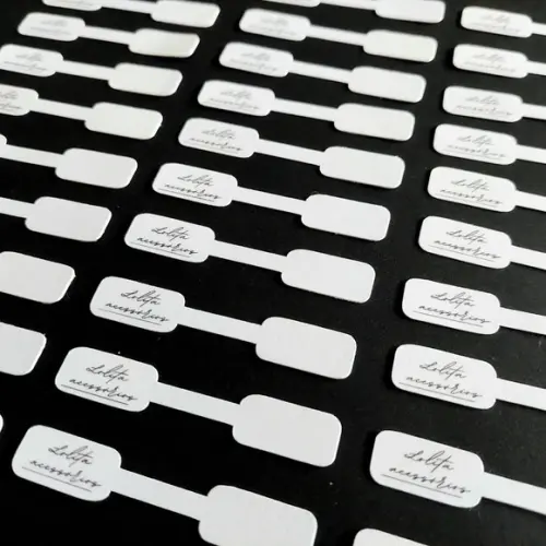 100 Tags p/ Anel, Colar e Pulseira (colante na Ponta) Fa01