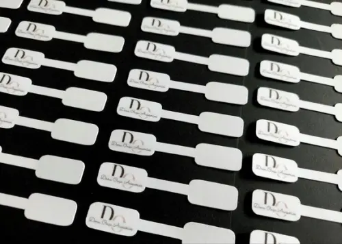 100 Tags p/ Anel, Colar e Pulseira (colante na Ponta) Fa01