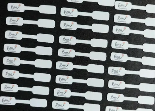 100 Tags p/ Anel, Colar e Pulseira (colante na Ponta) Fa01