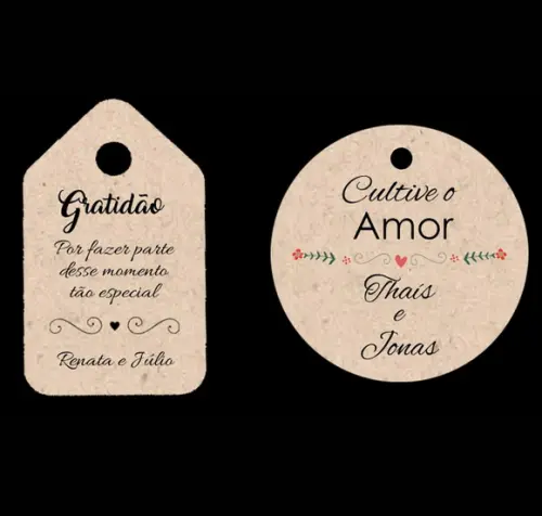 5 Folhas Tag -papel Kraft - Folha A4