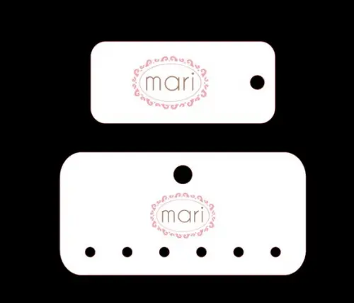 Kit Tags Jóias c Sua Marca Trio e Lacre (tags Brancas)