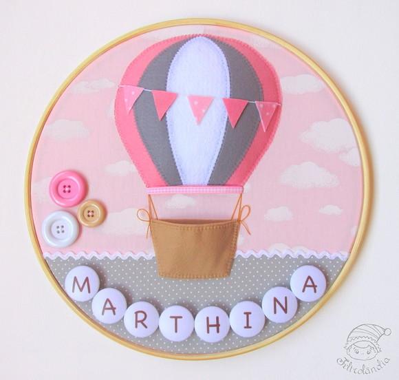 Enfeite de Porta Maternidade Balão