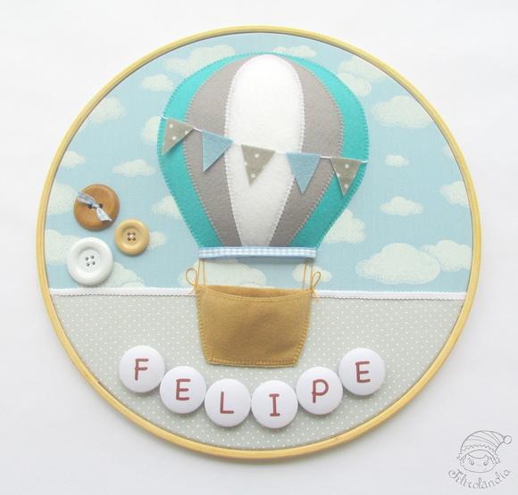 Enfeite de Porta Maternidade Balão