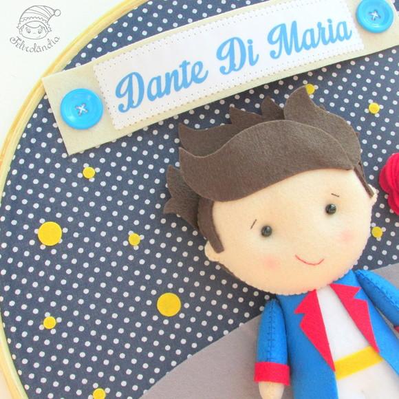 Enfeite de Porta Maternidade Pequeno Príncipe