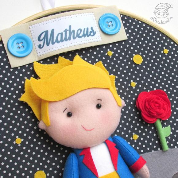 Enfeite de Porta Maternidade Pequeno Príncipe