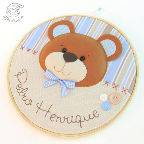 Enfeite de Porta Maternidade Urso