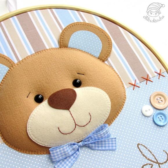 Enfeite de Porta Maternidade Urso