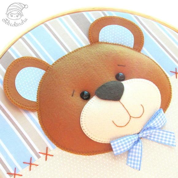 Enfeite de Porta Maternidade Urso