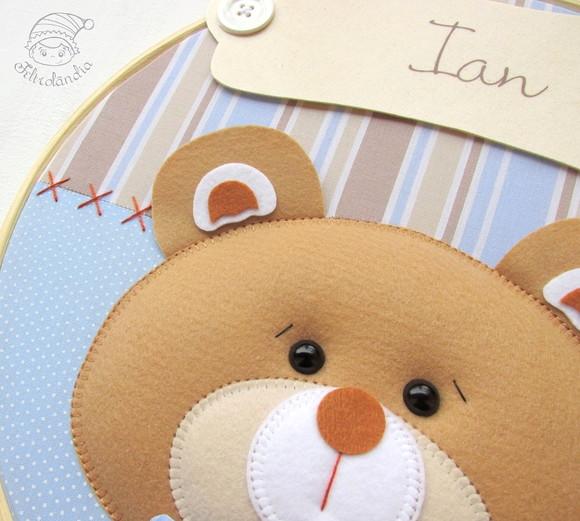 Enfeite de Porta Maternidade Urso