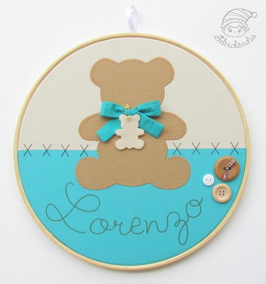 Enfeite de Porta Maternidade Urso