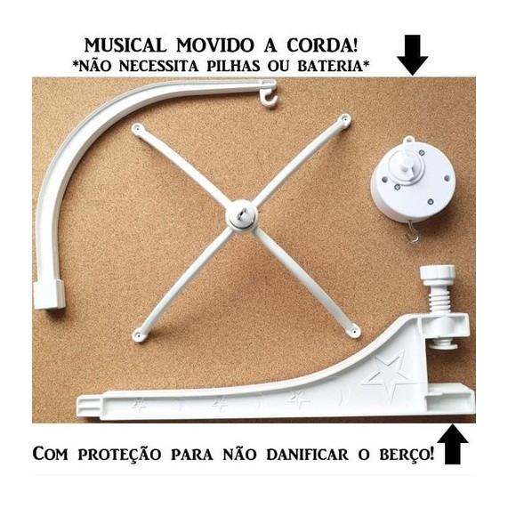 Móbile de Berço Giratório Musical O Pequeno Príncipe
