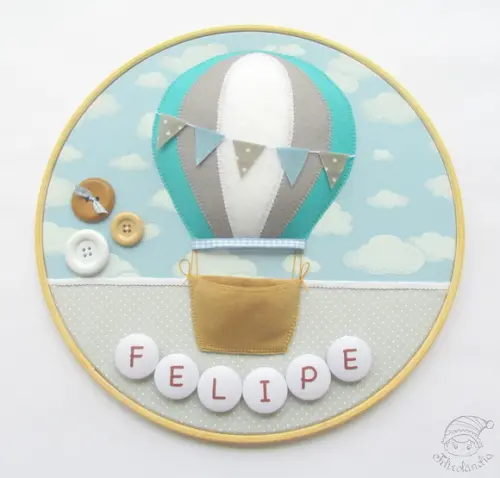 Enfeite de Porta Maternidade Balão