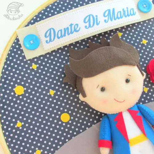 Enfeite de Porta Maternidade Pequeno Príncipe