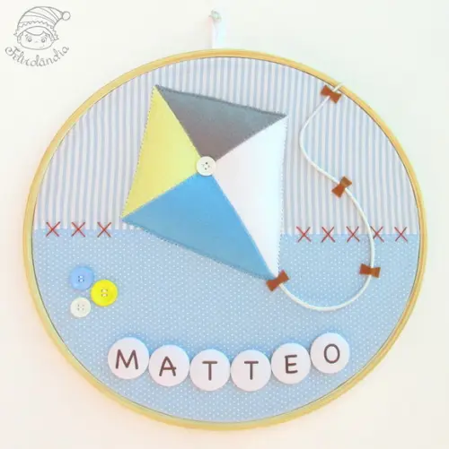 Enfeite de Porta Maternidade Pipa