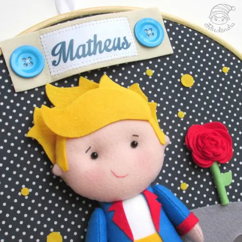 Enfeite de Porta Maternidade Pequeno Príncipe