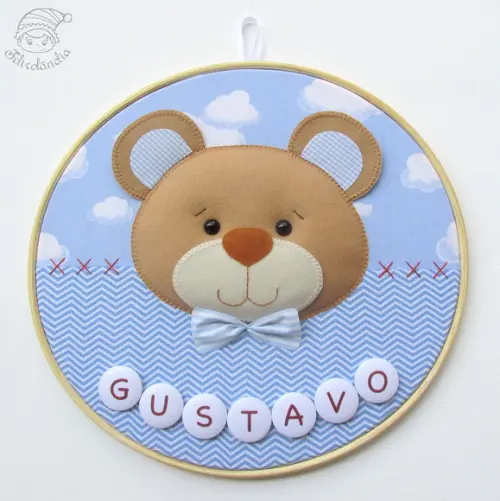 Enfeite de Porta Maternidade Urso