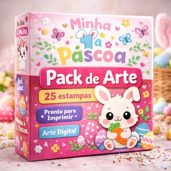 25 Estampas Infantis Páscoa 2026 - Artes Prontas Sublimação