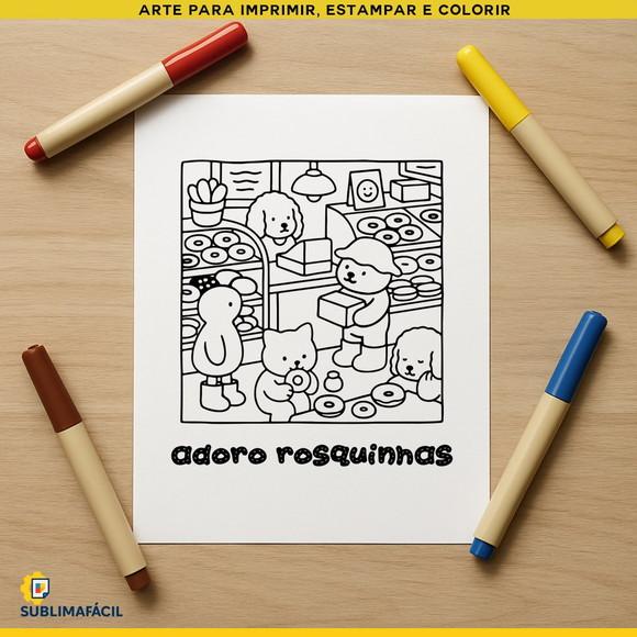 Arte Body Bobbie Goods + Versão para Colorir (exclusivo)