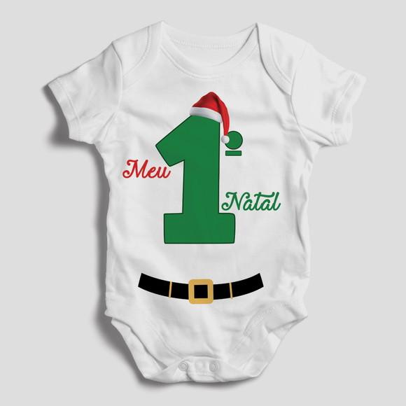 Arte de Natal pra Body de Bebê ( Pack Primeiro Natal )