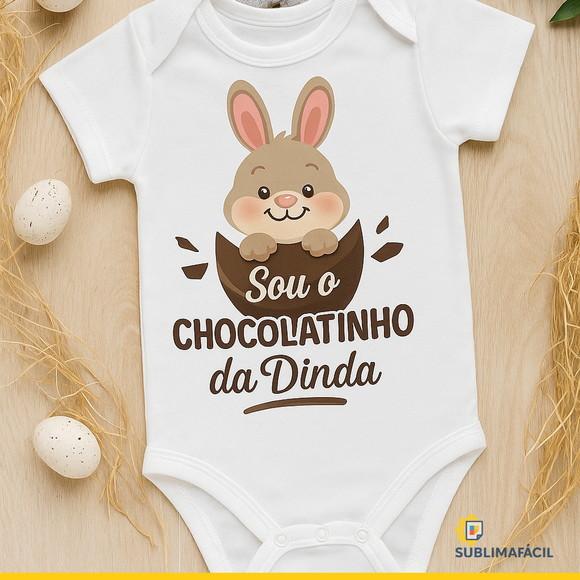 Arte Digital Chocolatinho da Dinda (estampa Páscoa)