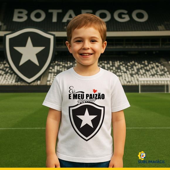 Arte Digital para Camiseta eu e Meu Paizão Somos Bota Fogo