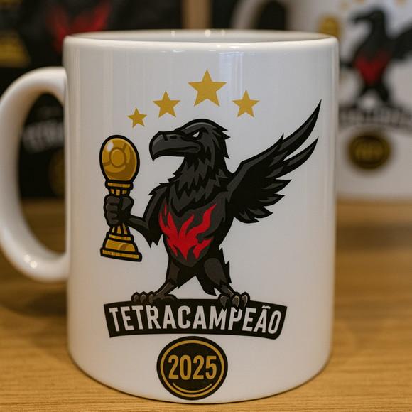 Arte Flamengo pra Caneca - Campeão Libertadores 2025