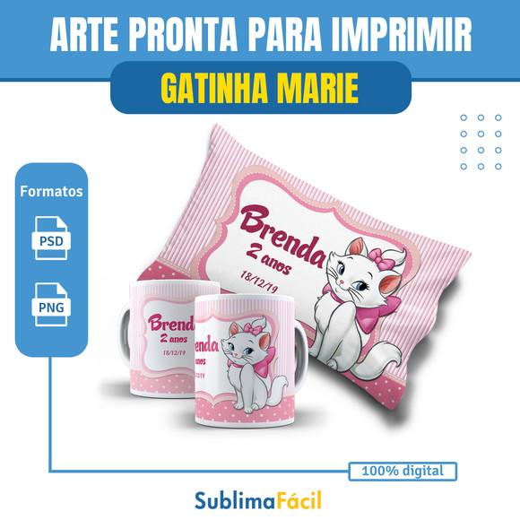 Arte Gatinha Marie (pronto para Imprimir)