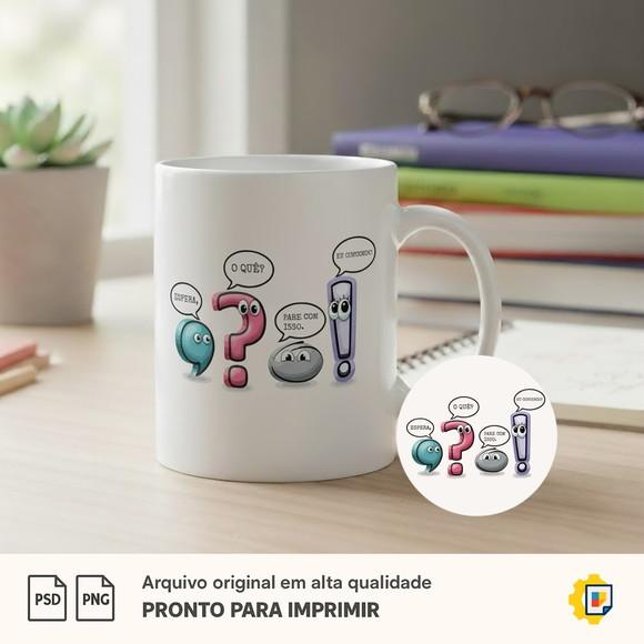 Arte para Caneca de Professora - Dia dos Professores