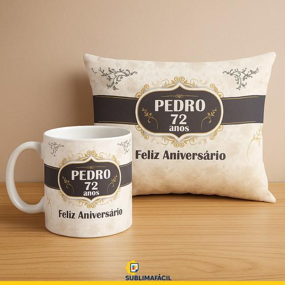 Arte para Caneca - Aniversário de Vô e Vó Original