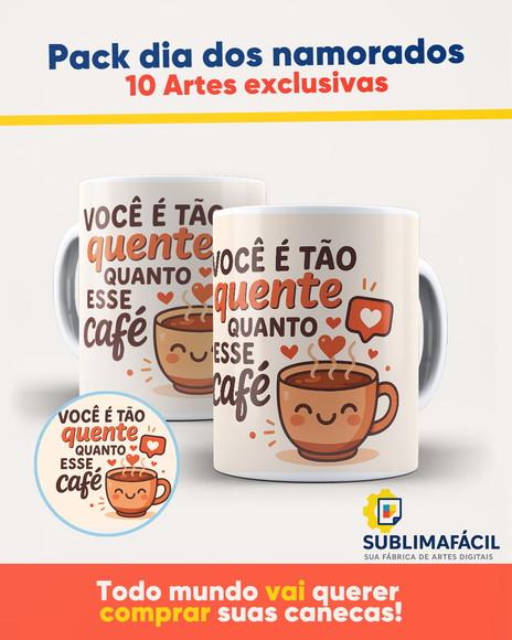 Arte para Canecas Namorados (pack Digital)