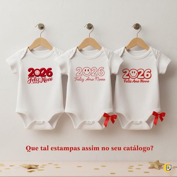 Arte pra Sublimação - Ano Novo Infantil (pack Exclusivo)