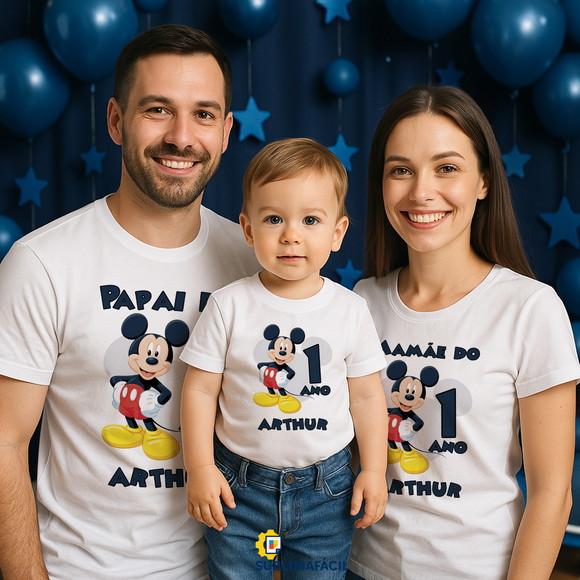 Arte Premium para Aniversário Mickey