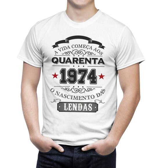 Arte Sublimação Frases Aniversário Lendas