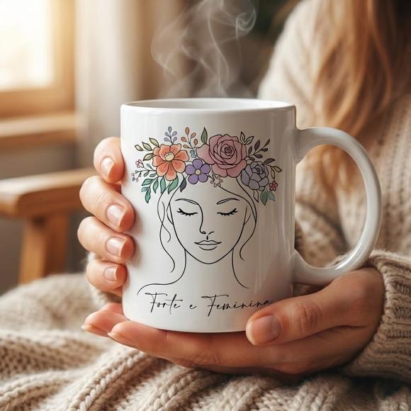 Artes para Caneca Dia da Mulher - 20 Arquivos pra Imprimir