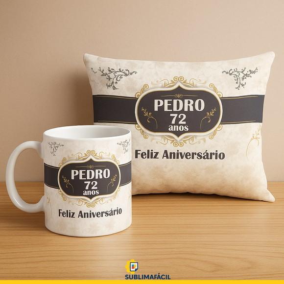 Estampa Aniversário de Vovó e Vovô para Imprimir