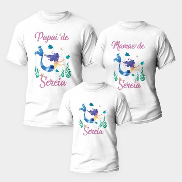 Estampa Aniversário Sereia - Arte Dgital
