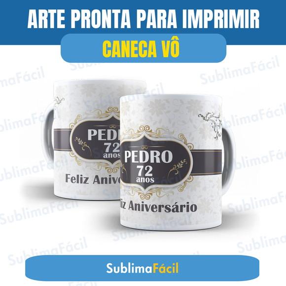Estampa Caneca Almofada Vô e Vó