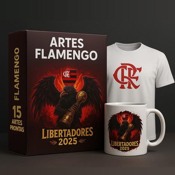 Estampa Comemorativa do Flamengo Libertadores para Imprimir