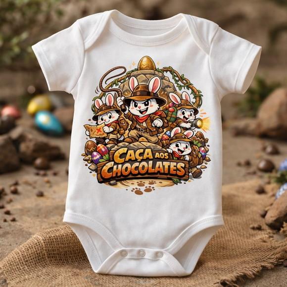 Estampa de Páscoa para Body Infantil - Arquivo Digital