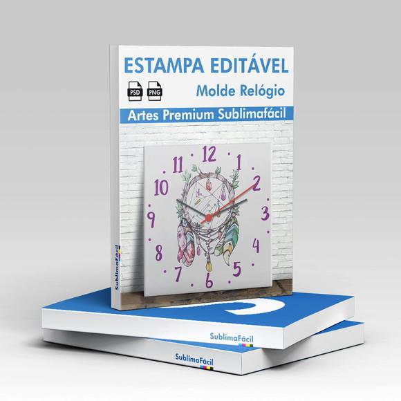 Estampa de Relógio para Sublimação - Filtro dos Sonhos