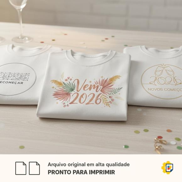 Estampa de Reveillon 2026 (30 Artes Exclusivas Top de Linha)
