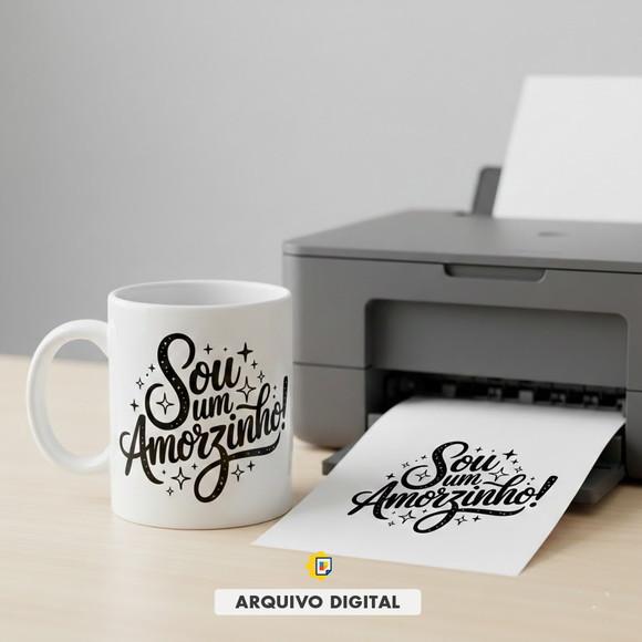 Estampa Digital Frase 'sou Um Amorzinho' Arte Feminina
