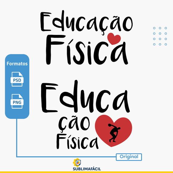 Estampa Educação Física Impressão