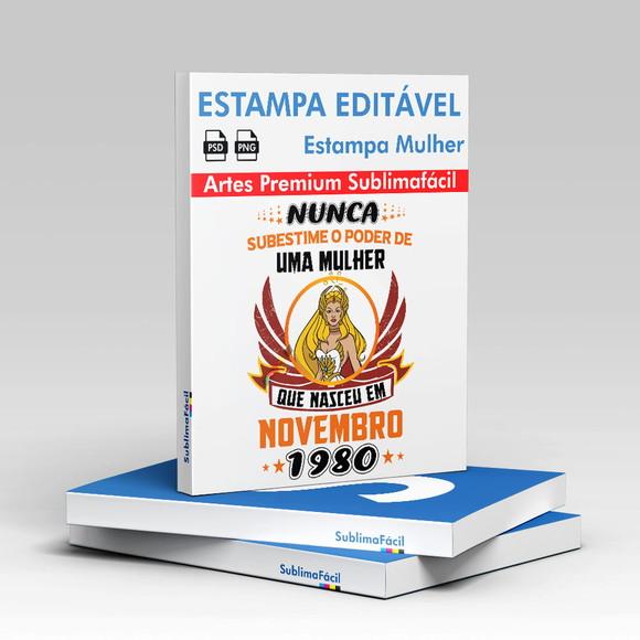 Estampa para Sublimação - Frase Mulher Poderosa