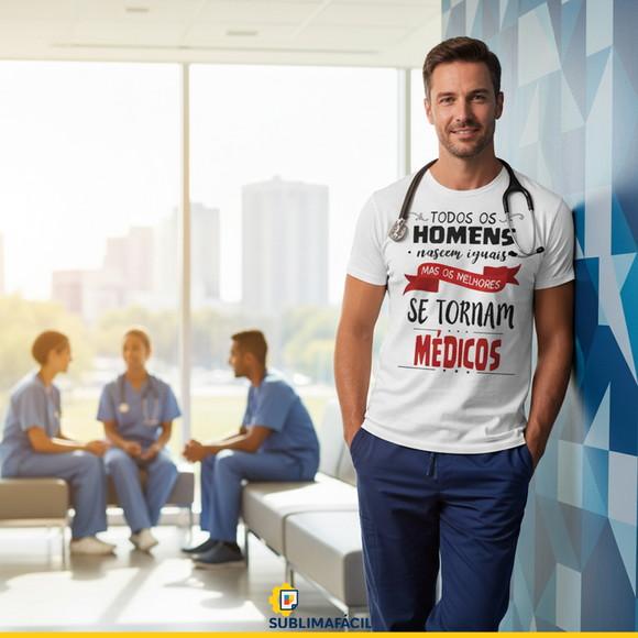 Estampa Profissão Camiseta de Médico - Arquivo Digital